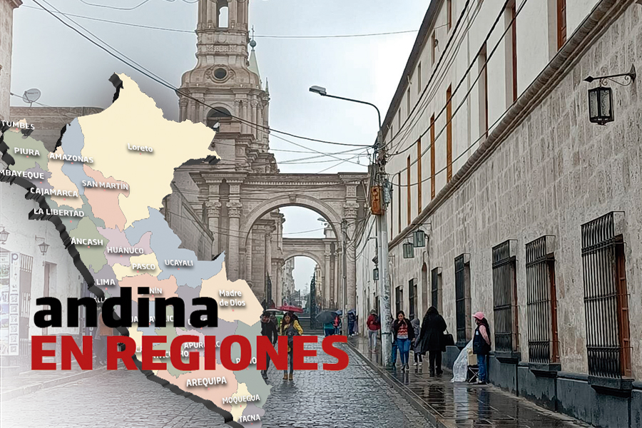 Andina en regiones: lluvias continuarán en Arequipa